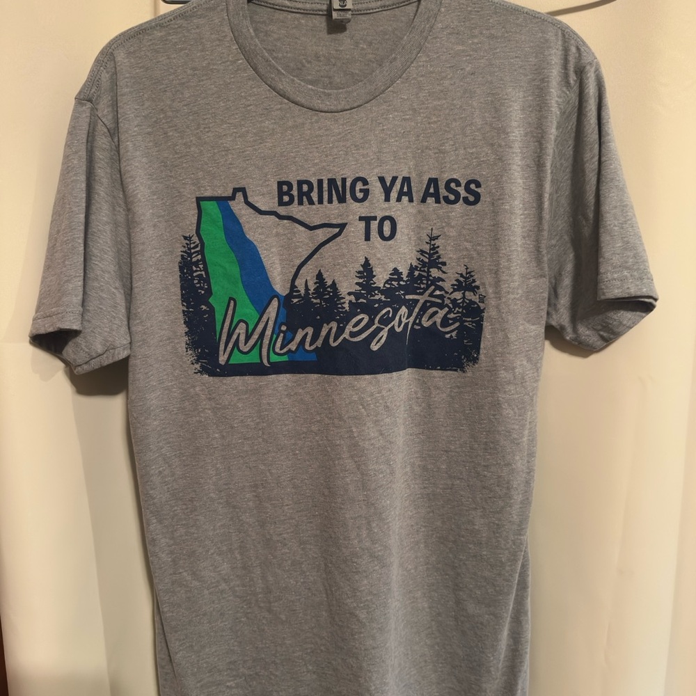 Minnesota Timberwolves / Tourism Gray Graphic T-Shirt